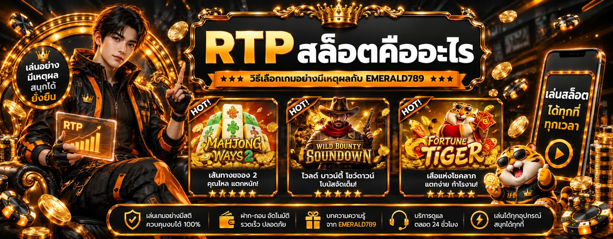 EMERALD789 RTP สล็อตคืออะไร วิธีเลือกเกม